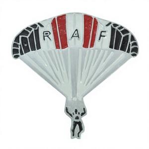 Trending Wall Mounted RAF Sign Best Quality Japanese Hand Fan Shape Elegant Cast Iron Royal Force Sign Metal Wall Sign Sales - Product Image 1