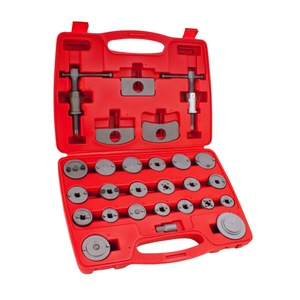 Herramientas Automotrices, Kit de Herramientas para Rebobinar Frenos de Disco, 27 Piezas, Universal, Acero al Carbono Medio, Plateado, Hecho en Taiwán, OEM/ODM Alfa - Product Image 1