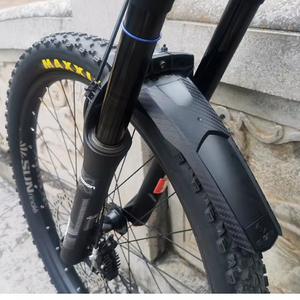 Aksesori sepeda ubin lumpur spatbor sepeda jalan Universal tahan air cocok untuk roda 20-28 "desain ekstensi depan/belakang Aksesori Sepeda - Product Image 2