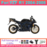 NOUVEAU Kit de carénages ABS pour moto compatible avec YAMAHA YZF1000 YZFR1 YZF-R1 R1 2004 2005 2006 04 05 06 Kit complet de carénage de carrosserie