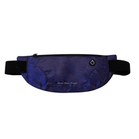 Cinturón de viaje con bolsillo con cremallera Cinturón de dinero de protección RFID para deportes