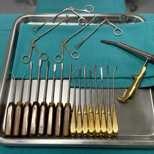 Kit de Instrumentos Quirúrgicos ORL: Sonda Nasal Manual, Cureta, Pinzas, Tijeras y Espéculo - Product Image 4