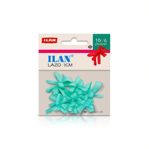 Fiocchi per Capelli Ilan Lazo 3Cm, 20 Pezzi, Blu Piscina, Accessori per Acconciature - Product Image 2