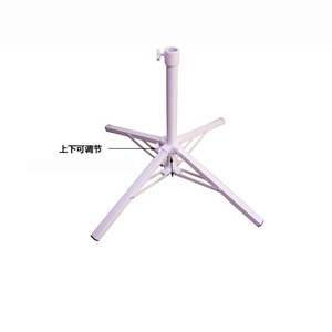 Yeni Tarz Çin Rüzgarı Tasarım Güneş Şemsiyesi Katlanabilir Güneşlik Büyük Dört Ayaklı Taban Taşınabilir Beyaz Demir Çerçeveli Plaj Taban Braketi - Product Image 6