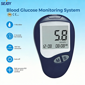 Dispositivo <span class=keywords><strong>de</strong></span> Prueba <span class=keywords><strong>de</strong></span> Azúcar en Sangre Sejoy, Glucómetro y Tiras Reactivas para Monitorear el Nivel <span class=keywords><strong>de</strong></span> Azúcar en Sangre - Product Image 2