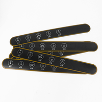 Autocollant personnalisé pour panneau de commande, imprimé en sérigraphie, étiquette transparente en PET pour dispositif LED de fenêtre, membrane de panneau électrique, étiquette en PET