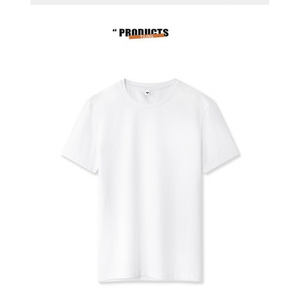 Tela de fábrica producción personalizada al por mayor camiseta en blanco sin etiqueta para hombres 180gsm 100% algodón - Product Image 4