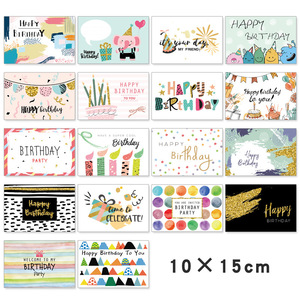 Tarjetas de Felicitación Personalizadas Más Vendidas, Tarjetas de Felicitación de Cumpleaños, Varios Estilos de Tarjetas de Mensaje de Cumpleaños Frescas y Elegantes - Product Image 2