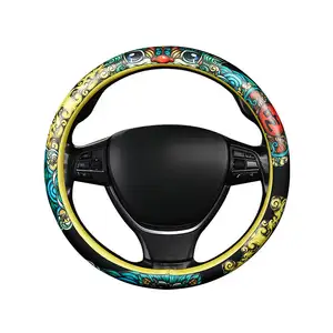 China-Chic Sports Design Leather Car Steering Wheel Covers Custom PU Material Automobile Accessory from New