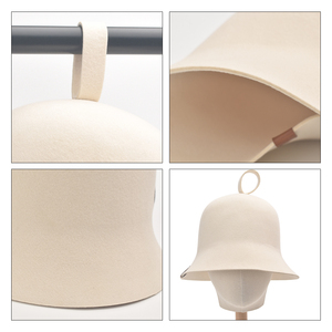 Chapeaux de sauna classiques en feutre de laine mérinos, unisexes, pour hommes et femmes, design sans couture, vente en gros sur mesure - Product Image 5