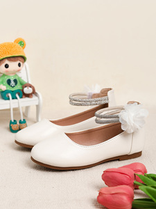 Nuevo Diseño de Zapatos Planos de Vestir para Niñas, Estilo Retro con Punta Redonda, de Gamuza, para Otoño, para Estudiantes - Product Image 3