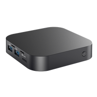 Mini ordenador Zkmagic Intel sin ventilador, 2GB, 32GB, EMMC, Windows 10 Pro, Ubuntu16.04, 4K, HDMI1.4