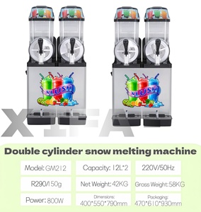 เครื่องทำน้ำเย็นเชิงพาณิชย์ราคาประหยัด - เครื่องทำน้ำแข็งปุยหิมะสำหรับร้านกาแฟขนาดเล็กและรถขายอาหาร - Product Image 4