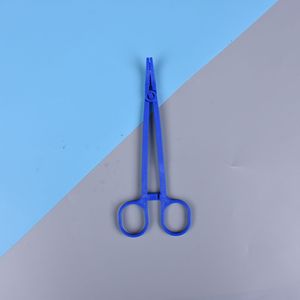 Pinzas Hemostáticas Desechables de Plástico Azules, Estériles, de Grado Médico, para Uso con Bolas de Algodón y Agujas - Product Image 3