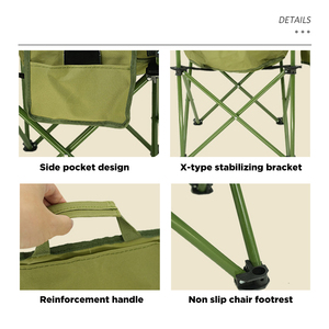 Silla de Camping Plegable E-RIKE, Ligera, con Logotipo Personalizado, Mini Silla de Camping para Niños, para Exteriores, Playa, Parque, Pesca - Product Image 4