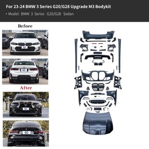 Kit carrosserie sport large pour BMW Série 3 E36 <span class=keywords><strong>E46</strong></span> E90 E92 Lci F30 F35 G20 G28, mise à niveau M3C M4 G20 G28 MT <span class=keywords><strong>M3</strong></span> Lci - Product Image 6