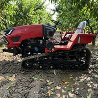 Tracteur chenillé agricole multifonctionnel KUUGAO 50-60 CV 2RM à haute précision pour usage agricole – Vente chaude usine