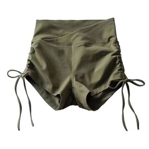 Đi Xe Đạp Quần Short V-Hình Eo Đàn Hồi Đóng Cửa Của Phụ Nữ Tùy Chỉnh Phòng Tập Thể Dục Nhanh Khô <span class=keywords><strong>Hobo</strong></span> Skinny Chạy - Product Image 6