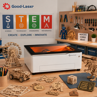 Graveur laser à diode 20W Good-Laser, sécurisé et encastré, pour l'éducation STEM, adapté au bois, à l'acier inoxydable et au papier, certifié CE, CNC, refroidissement par air