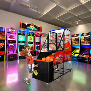 Máquina de baloncesto callejero con dispensador de tickets, juego de baloncesto recreativo, máquina de baloncesto para salas de juegos. - Product Image 1