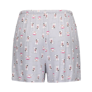 Completo <span class=keywords><strong>pigiama</strong></span> da <span class=keywords><strong>donna</strong></span> pantaloncini estivi a maniche corte in <span class=keywords><strong>Jersey</strong></span> pigiami con motivo a cane carino - Product Image 6