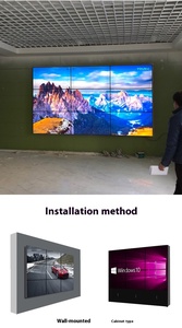 55 inch liền mạch LCD bức tường Video 3x3 màn hình cho bán lẻ trung tâm mua sắm tàu điện ngầm quảng cáo kỹ thuật số biển hiển thị - Product Image 3