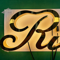 COSUN 3D letra de canal señalización comercial retroiluminada eléctrica montada en la pared Logotipo de oficina para edificios y tiendas