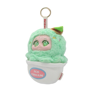 Porte-clés en peluche exquis et adorable en forme de crème glacée, figurines de boîte mystère et jouets Gachapon, cadeau de 100-120 mm - Product Image 5