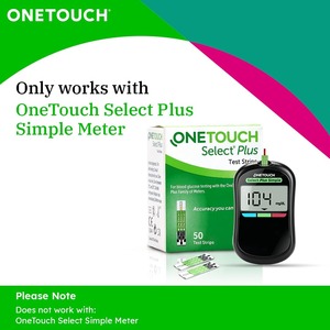 Tiras reactivas OneTouch Select Plus |   Paquete <span class=keywords><strong>de</strong></span> 50 Tiras |   Tiras Reactivas para Medidor <span class=keywords><strong>de</strong></span> Glucosa en Sangre - Product Image 3