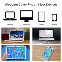 Couverture de webcam couverture universelle de caméra anti-espion de téléphone pour Web ordinateur portable iPad PC Macbook tablette lentilles autocollant de confidentialité