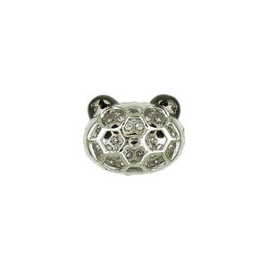 Abalorio de Lujo de Oro de 18K con Diamantes en Forma de Panda, 0.56ct de Peso Total de Diamantes, 59 Diamantes, 4.04g, Joyería - Product Image 2