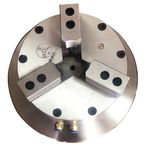 หัวจับลมแบบนิวแมติก Jk130Fq 3 Ls สำหรับเครื่องจักรกลซีเอ็นซี แรงยึดจับความแม่นยำสูง - Product Image 1