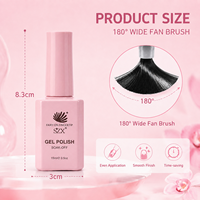 Vernis Gel UV LED Rose Doux 20 Couleurs Marque Privée, Haute Pigmentation, Soak Off, pour Manucure et Nail Art