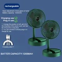 Bureau pliable rétractable petit ventilateur Mini Portable charge USB maison à faible bruit haute durée veille Mini ventilateur électrique