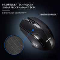 Banda MW600 souris d'ordinateur filaire ordinateur de bureau pour ordinateur portable bureau d'affaires souris filaire USB universelle