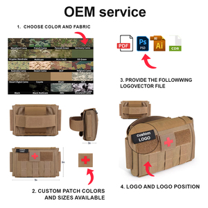 ORI-POWER Groothandel Molle Systeem Waterdichte IFAK <span class=keywords><strong>Trauma</strong></span> EHBO-tas Noodhulpmedische Benodigdheden voor Buitenactiviteiten en Kamperen - Product Image 6