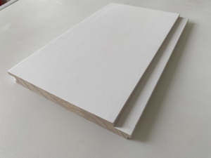 9/16" × 5-1/4" Radiata Pine Shiplap Board Primed White Wall Panel Nickel <b>Gap</b> Ship Lap Board - Product Image 3