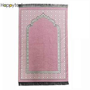 2024 nouveau léger doux tissé Polyester pliable tapis <span class=keywords><strong>de</strong></span> prière famille en gros tapis <span class=keywords><strong>de</strong></span> prière couverture Portable tapis <span class=keywords><strong>de</strong></span> prière islamique - Product Image 2