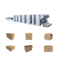 Machine à plier et à coller les boîtes en carton ondulé à double paroi JY1650A 2000A 2400A Électrique Chimique Alimentaire