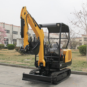 Mini-excavatrice sur chenilles, faible consommation de carburant, pour creuser et déneiger, couleur bleue - Product Image 2