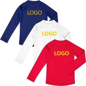 เสื้อว่ายน้ำเด็ก UPF 50 รุ่นซัมเมอร์ 2025 แบบสั่งทำพิเศษ พิมพ์โลโก้ 100% โพลีเอสเตอร์ แขนยาว รุ่น Lageran - Product Image 5