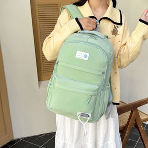 Student <b>Backpack</b> 15 Inches Solid Color Unisex <b>School</b> Education <b>Large</b> Capacity For Junior Senior High <b>School</b> Students - Product Image 3