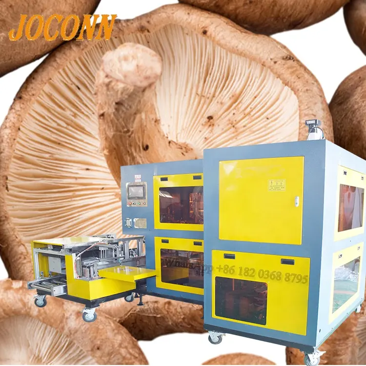 factory direct sale full automatic mushroom compost ring and cap feeding machine mushroom bagger machine