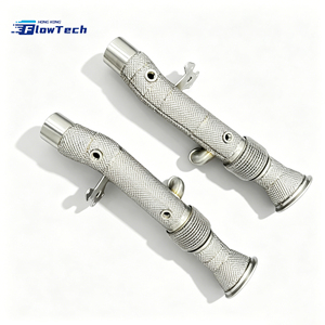Tubo de Escape de Alto Flujo para Ferrari 296 GTB GTS F163 3.0L V6 Twin Turbo Híbrido 304 SS, Ajuste Directo con Protector Térmico - Product Image 1