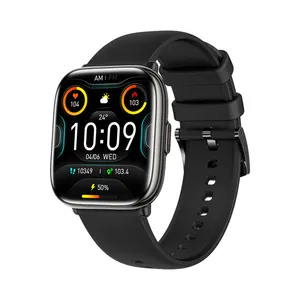 2024 nouveau 1.75 pouces Amoled HD12 montre intelligente écran carré Bt appel 230mah batterie Fitcloudpro pour hommes femmes Sport IP68 Reloj montre