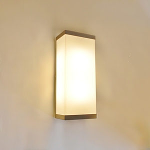 UL CUL Certified Custom LED Iron <strong>Wall</strong> Lamp Sconce Brushed Nickel E26 Base White Glass Shade For Hotels Hallway Corridor PLJ-16