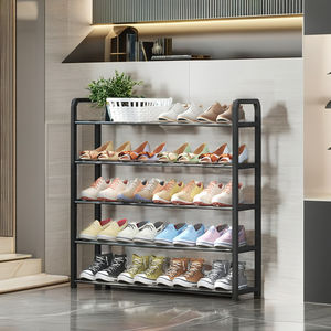 Estante para zapatos domésticos, sala de estar estante para zapatos para, montaje multicapa, combinación de dormitorio, estante de almacenamiento económico - Product Image 1