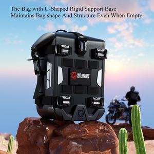 Sacoche latérale de <span class=keywords><strong>moto</strong></span> entièrement étanche à dégagement rapide, pour outils et accessoires de <span class=keywords><strong>moto</strong></span>, avec support rigide et bandoulière - Product Image 5