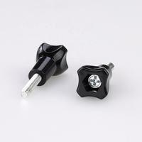 Adaptador de montaje de trípode, tuerca de perno de acero inoxidable, tornillo de pulgar largo para GoPro, accesorio de cámara Insta 360, 3 uds. Por paquete