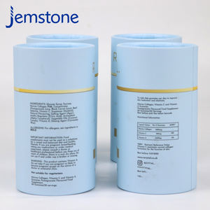 Boîte cadeau en feuille d'or personnalisée pour aliments bouteilles d'emballage tube en carton tube en papier Push Up avec logo - Product Image 3